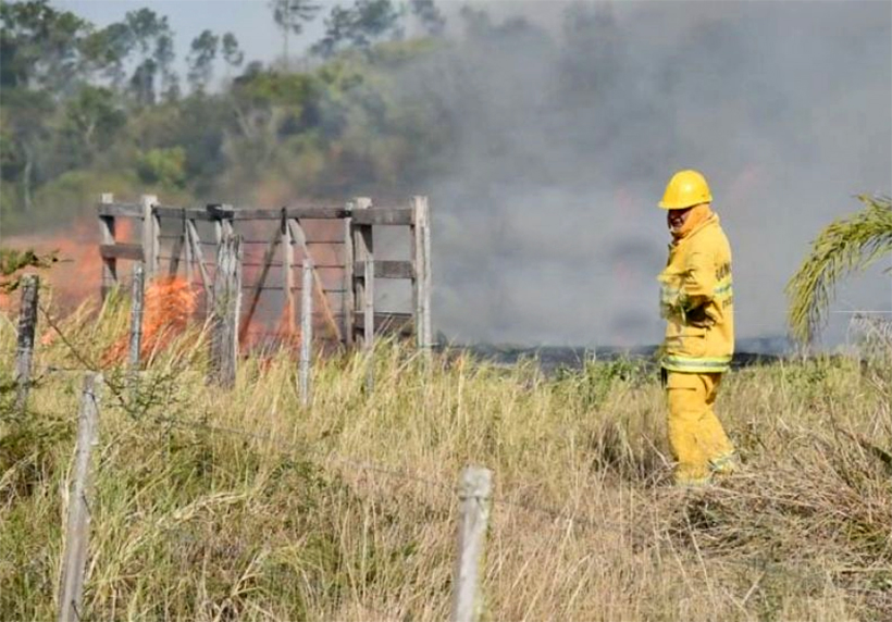 Un peón rural murió por el incendio de su vivienda en Margarita Belén