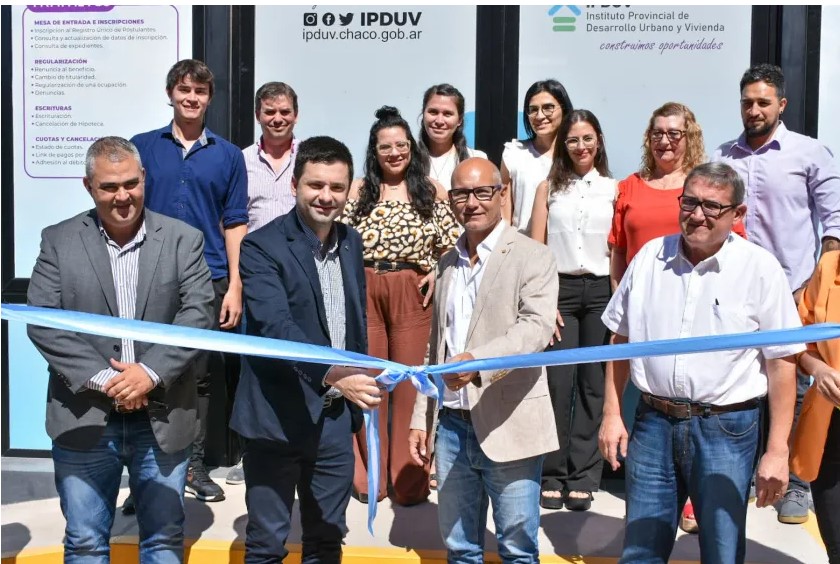 El Instituto de Viviendas inaugur una nueva sede en S enz Pe a